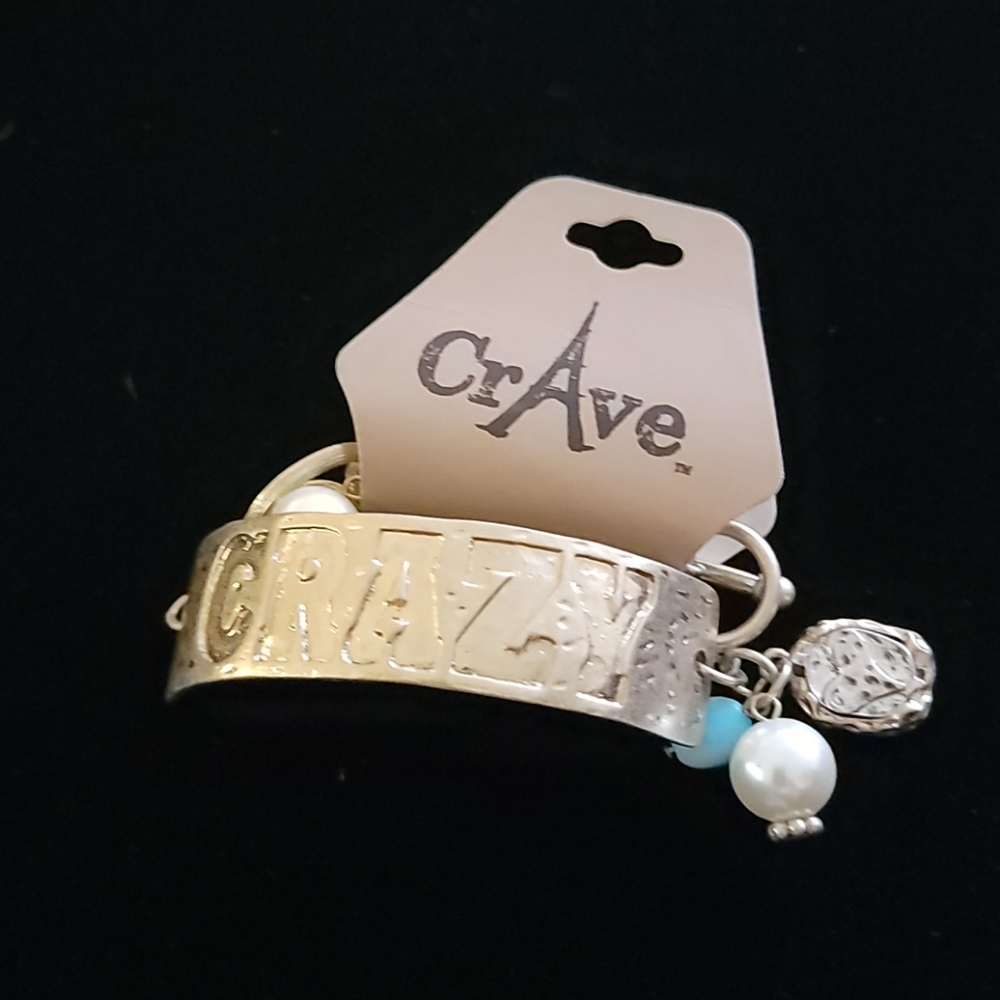 CRAVE. "CRAZY"or"SHINE" bracelet. NWT